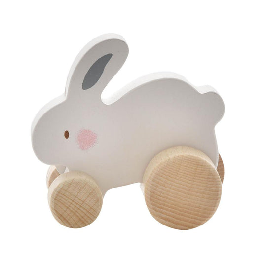 Adorable Animal Wooden Baby Toy: A charming bunny companion crafted from high-quality wood, perfect for engaging play and exploration